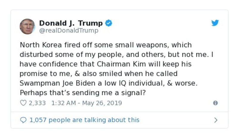 Post preview from Donald Trump