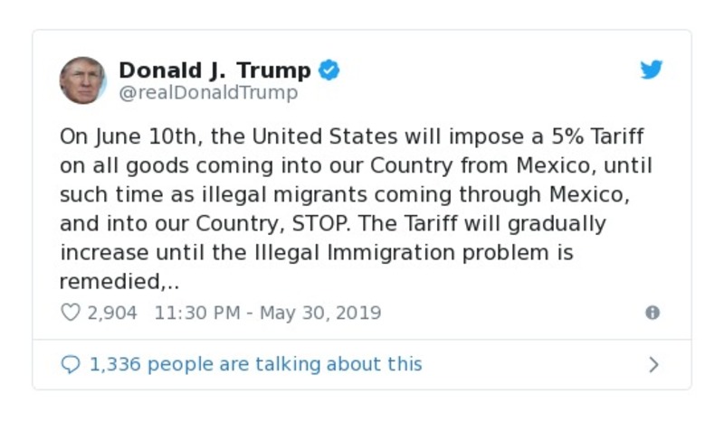 Post preview from Donald Trump