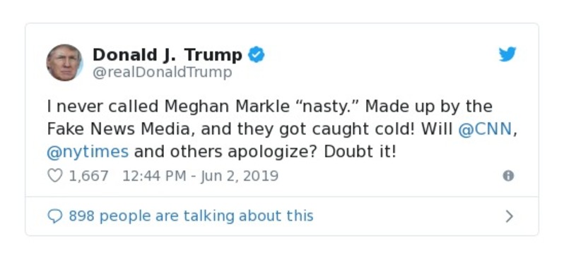 Post preview from Donald Trump