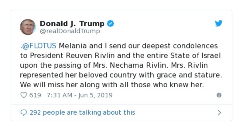 Post preview from Donald Trump