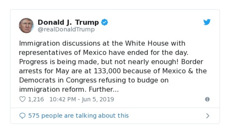 Post preview from Donald Trump