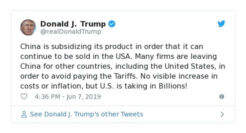 Post preview from Donald Trump