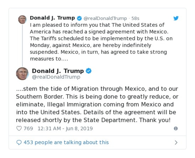 Post preview from Donald Trump