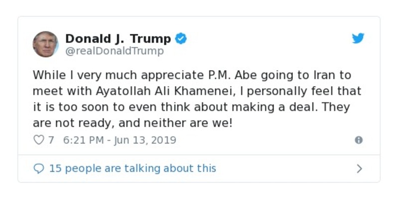 Post preview from Donald Trump