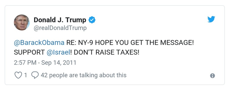 Post preview from Donald Trump