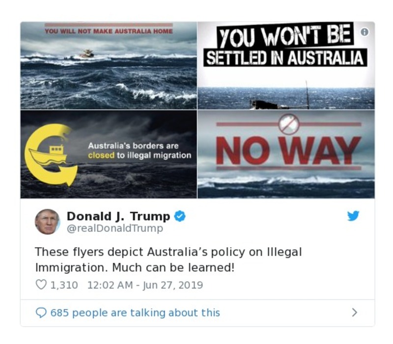 Post preview from Donald Trump