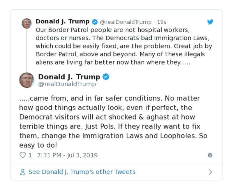 Post preview from Donald Trump