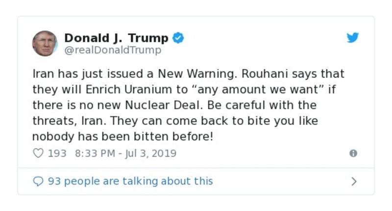 Post preview from Donald Trump