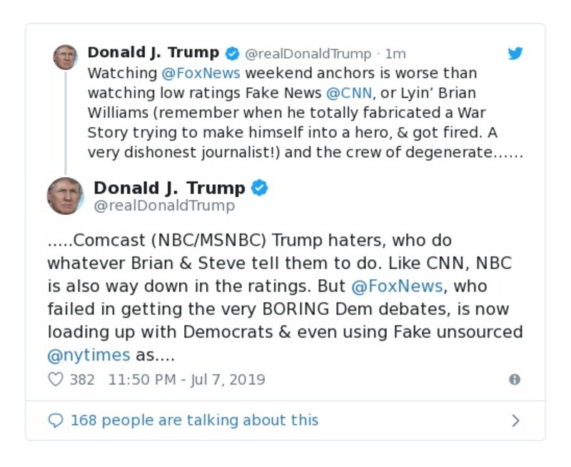 Post preview from Donald Trump