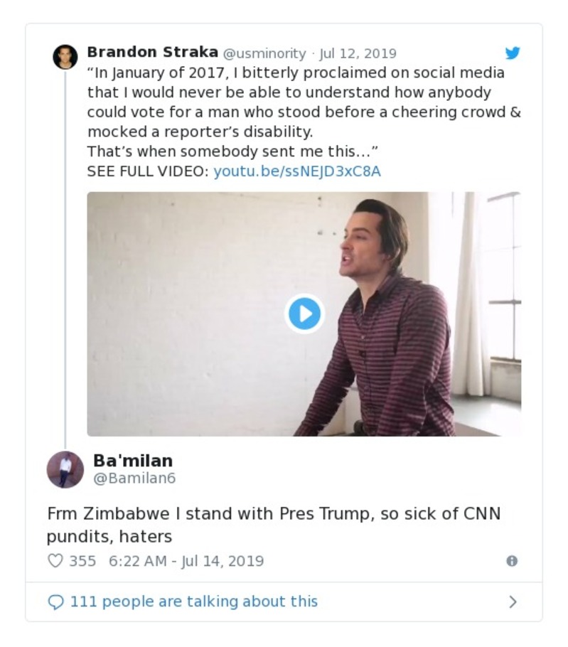 Post preview from Donald Trump