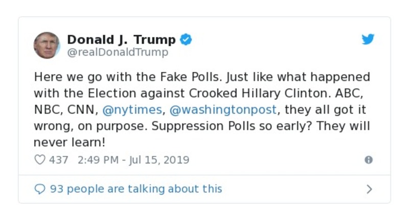 Post preview from Donald Trump