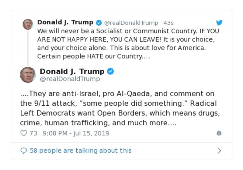 Post preview from Donald Trump