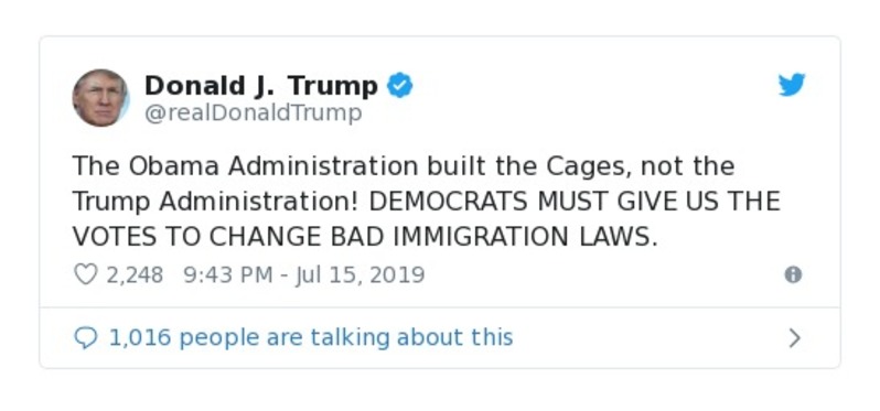 Post preview from Donald Trump