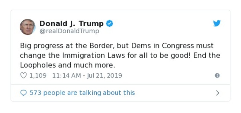 Post preview from Donald Trump