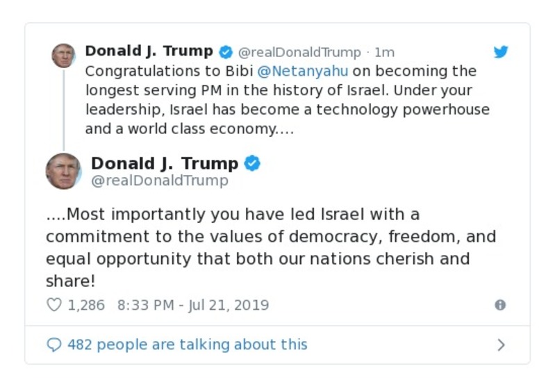 Post preview from Donald Trump