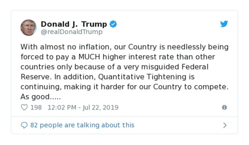 Post preview from Donald Trump