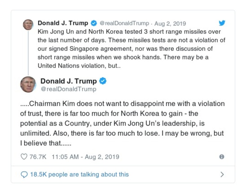 Post preview from Donald Trump