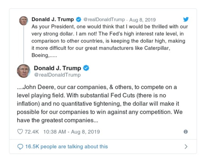 Post preview from Donald Trump