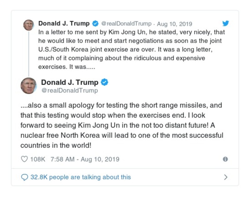 Post preview from Donald Trump