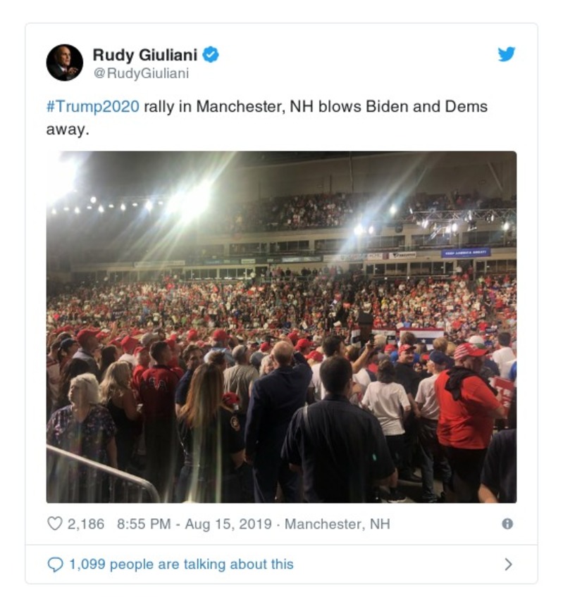 Post preview from Donald Trump