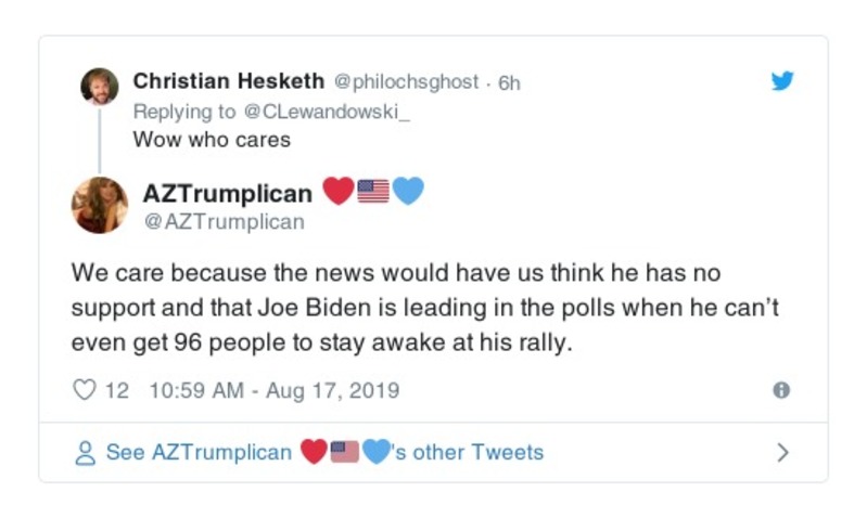 Post preview from Donald Trump