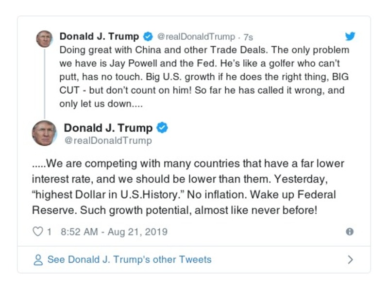 Post preview from Donald Trump