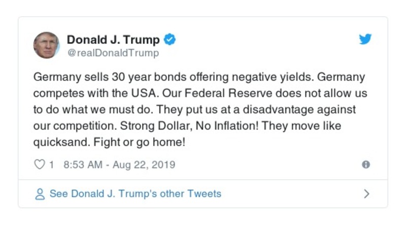 Post preview from Donald Trump