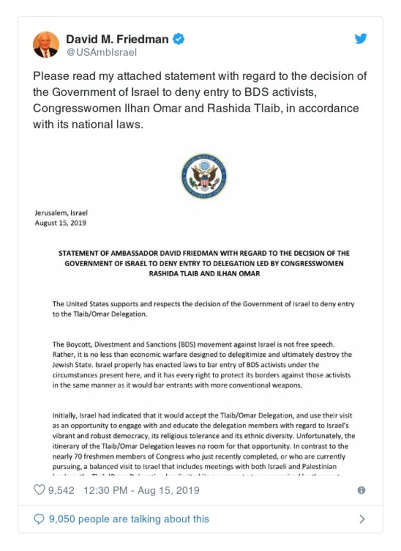 Post preview from Donald Trump