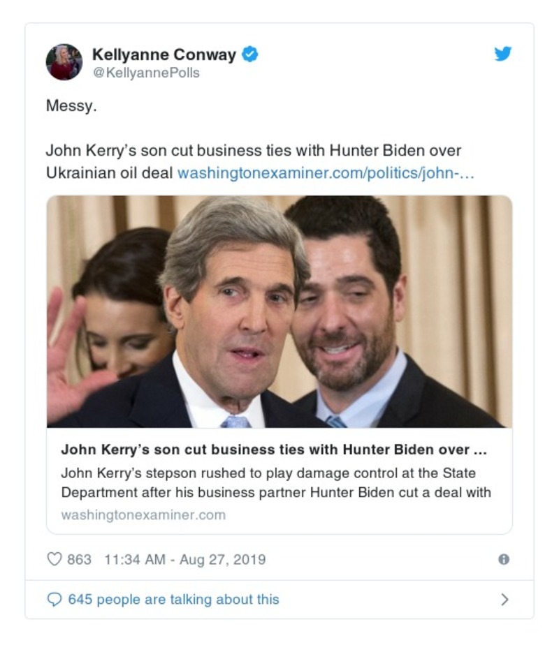 Post preview from Donald Trump