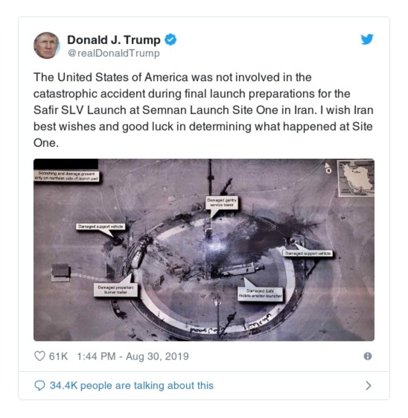 Post preview from Donald Trump