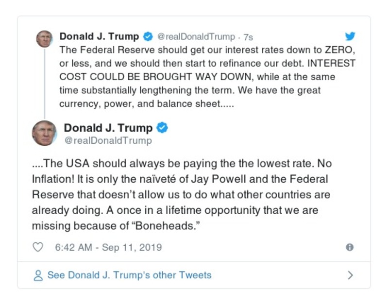 Post preview from Donald Trump