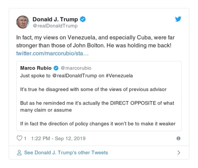 Post preview from Donald Trump