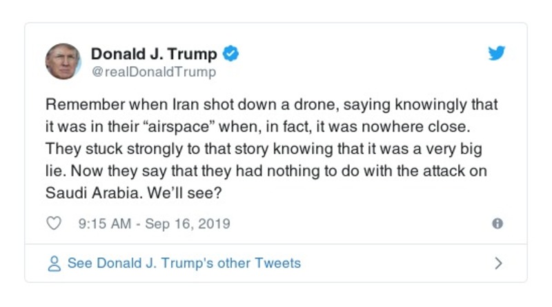 Post preview from Donald Trump