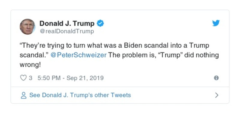 Post preview from Donald Trump