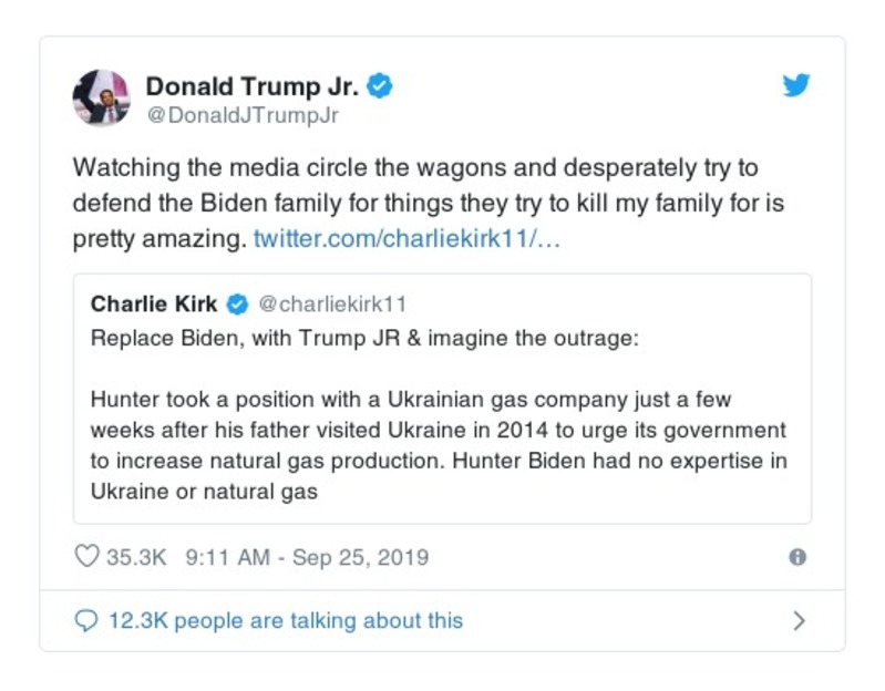 Post preview from Donald Trump