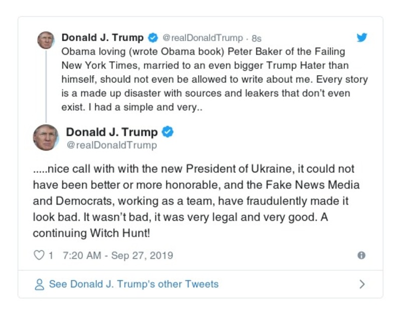 Post preview from Donald Trump