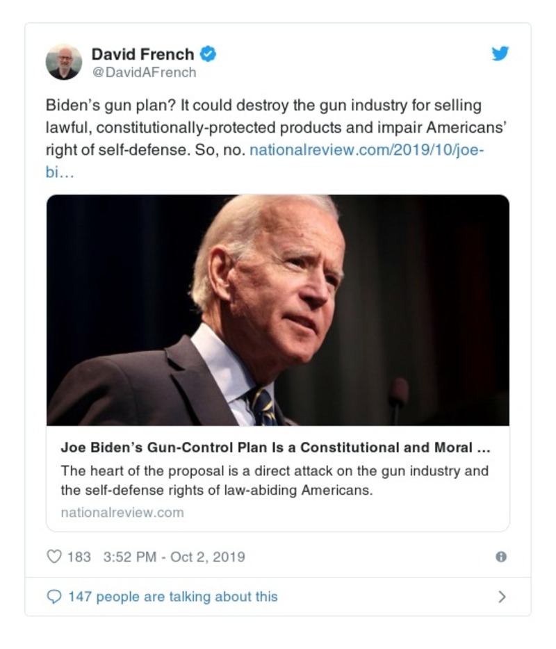 Post preview from Donald Trump