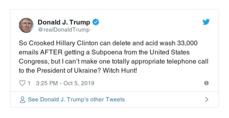 Post preview from Donald Trump