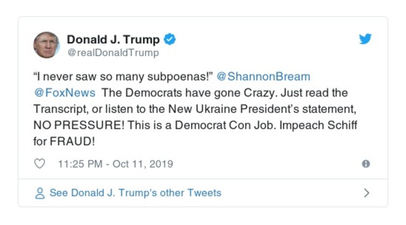 Post preview from Donald Trump