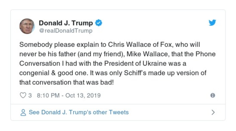 Post preview from Donald Trump