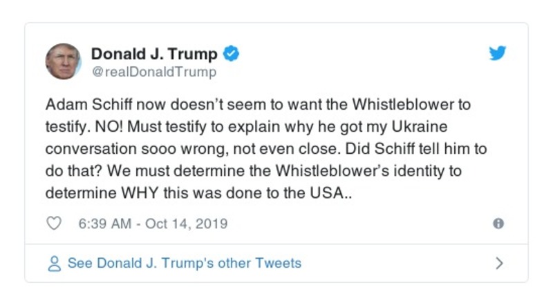 Post preview from Donald Trump