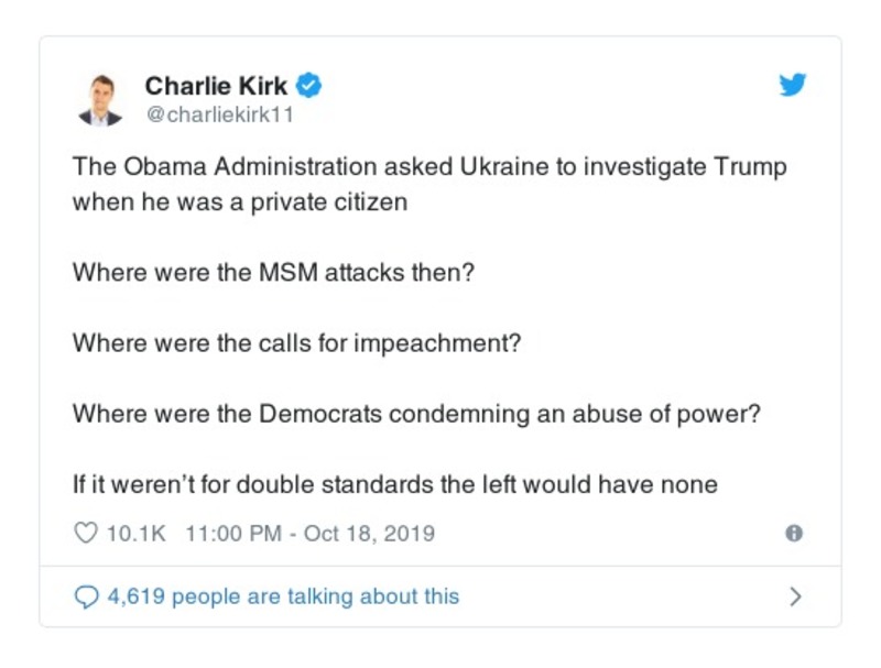 Post preview from Donald Trump