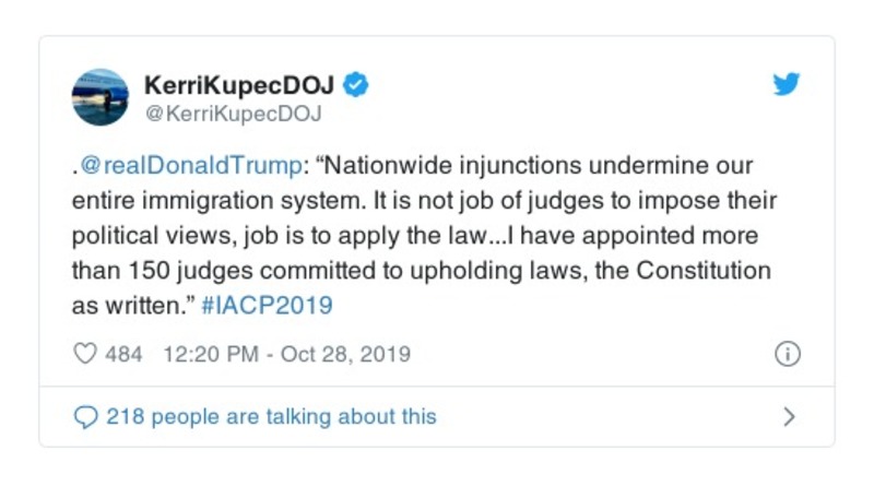 Post preview from Donald Trump