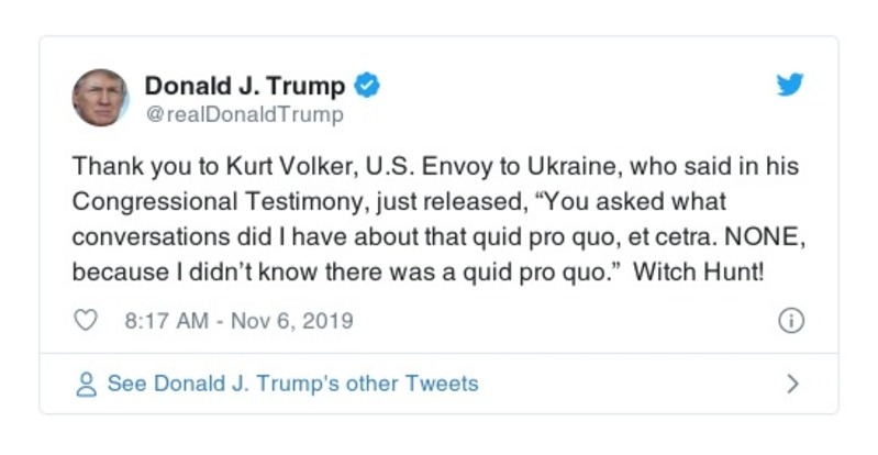 Post preview from Donald Trump