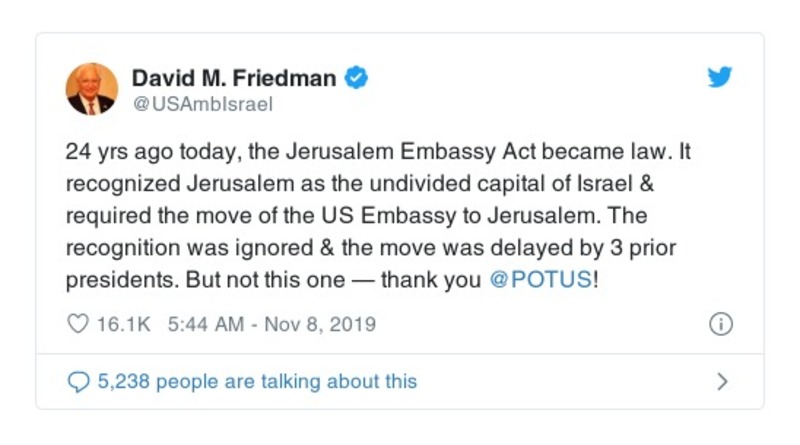 Post preview from Donald Trump