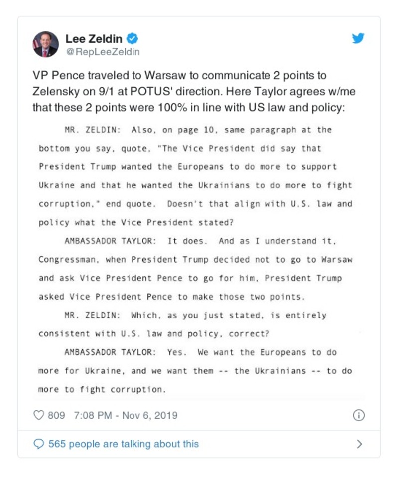 Post preview from Donald Trump