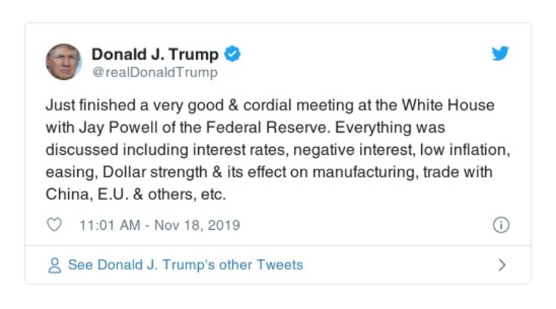 Post preview from Donald Trump