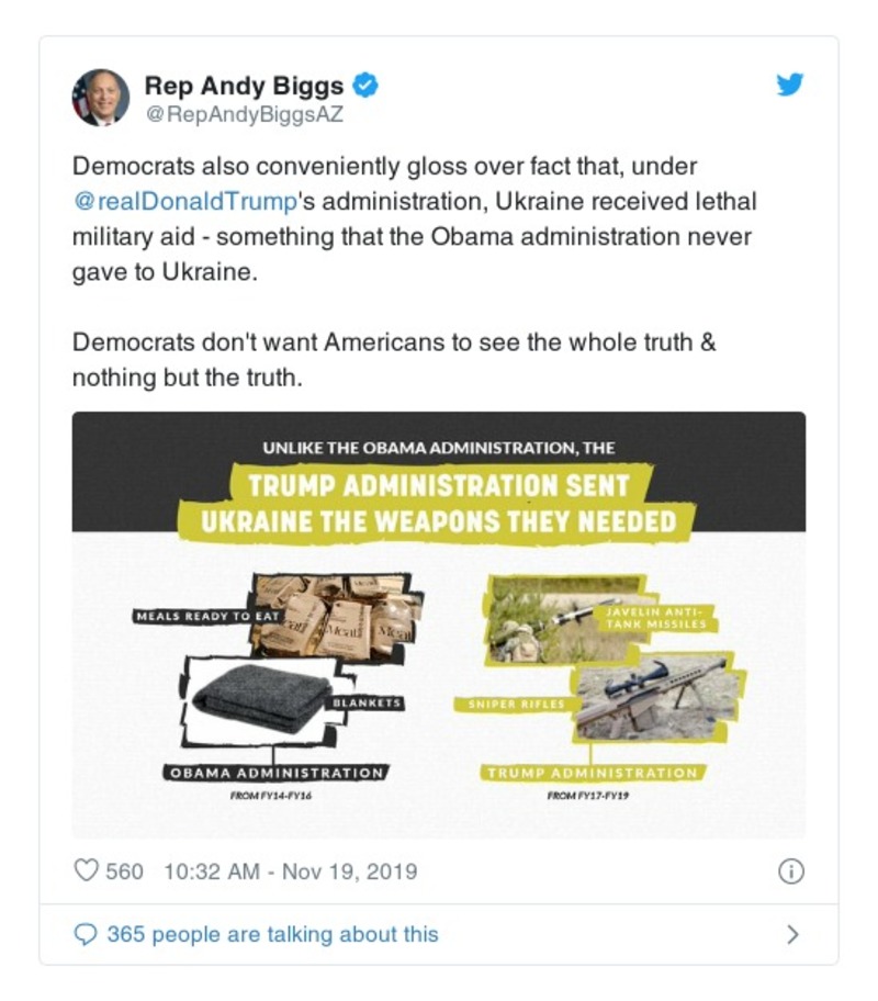 Post preview from Donald Trump