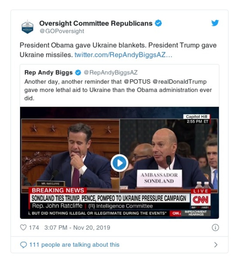 Post preview from Donald Trump