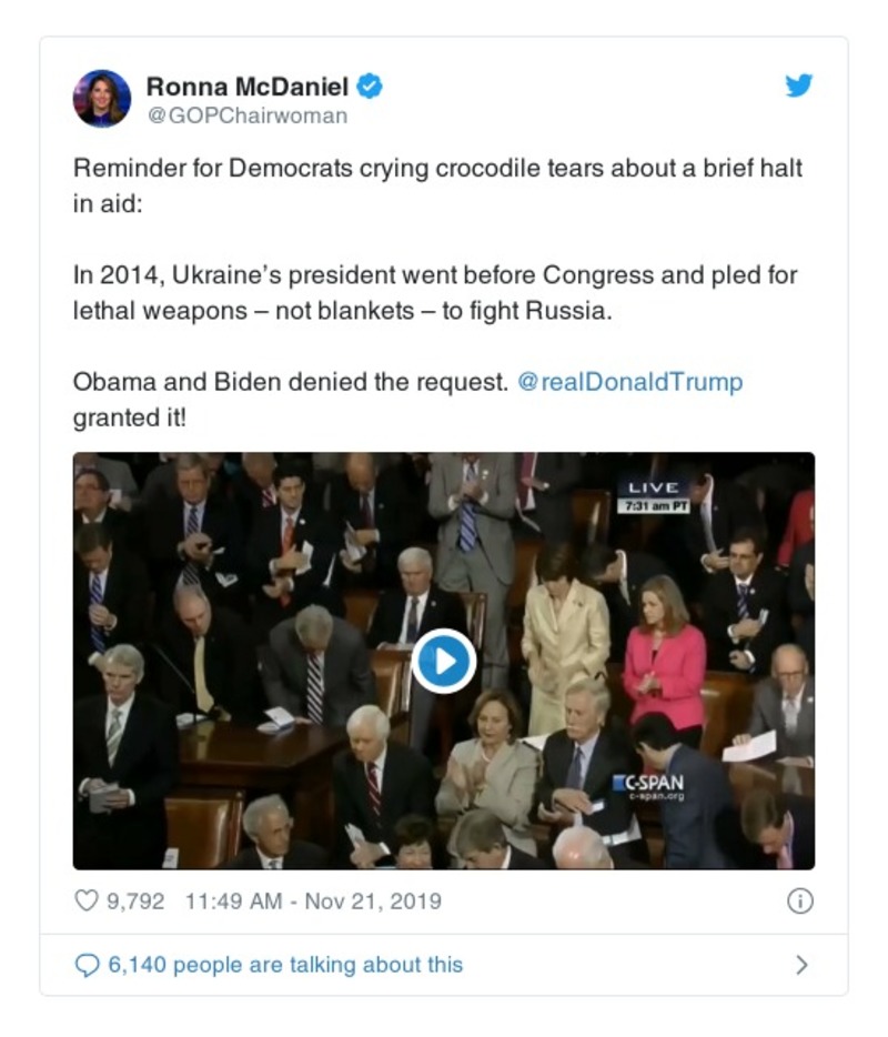 Post preview from Donald Trump